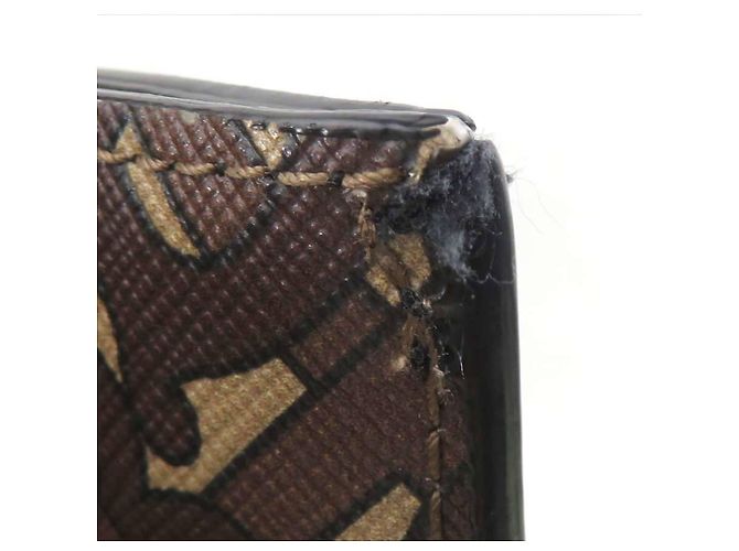 Borsa a mano/Borsa a tracolla Burberry Marrone Nero Bianco - vista 8
