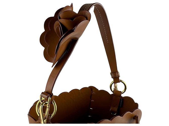 Borsa a mano/Borsa a tracolla in pelle Miu Miu Marrone - vista 10