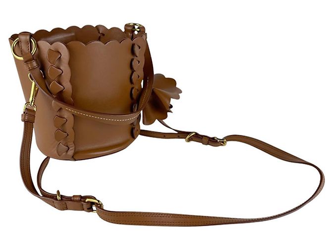 Borsa a mano/Borsa a tracolla in pelle Miu Miu Marrone - vista 11
