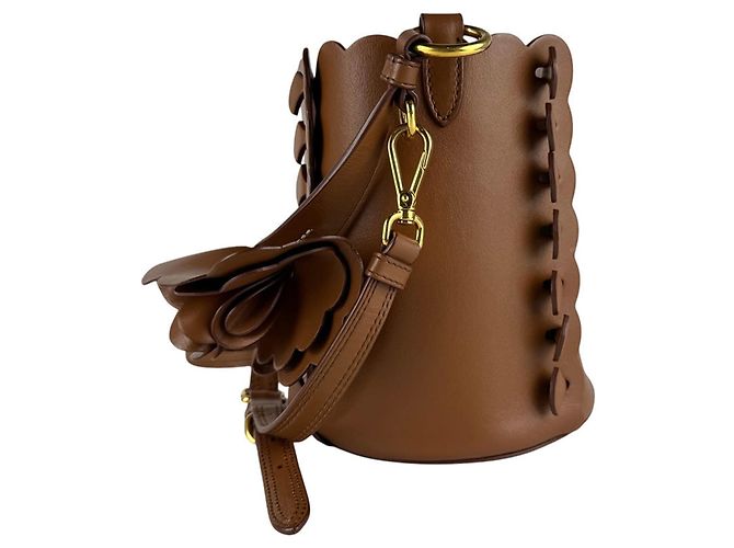 Borsa a mano/Borsa a tracolla in pelle Miu Miu Marrone - vista 2