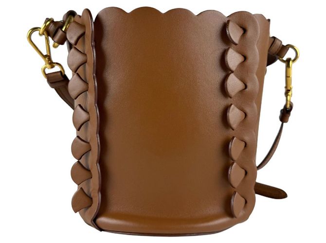 Borsa a mano/Borsa a tracolla in pelle Miu Miu Marrone - vista 3