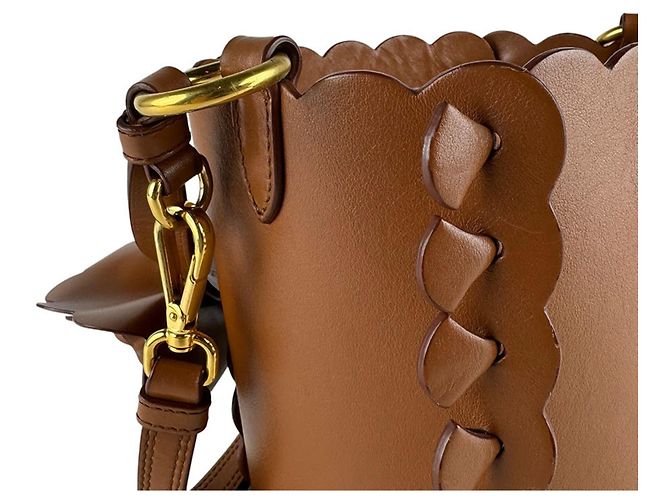 Borsa a mano/Borsa a tracolla in pelle Miu Miu Marrone - vista 6
