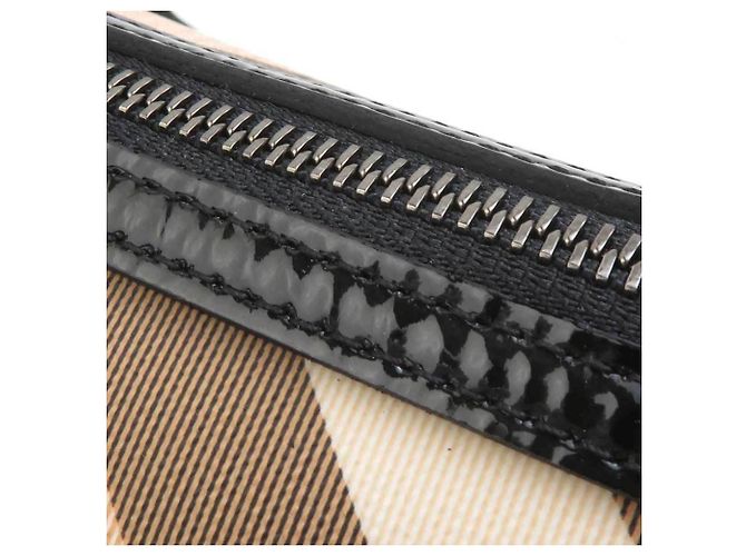 Borsa Burberry in beige e nero - vista 12