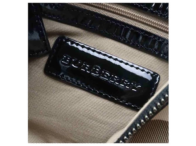 Borsa Burberry in beige e nero - vista 15