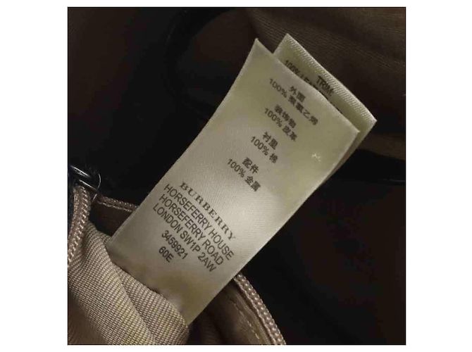 Borsa Burberry in beige e nero - vista 16