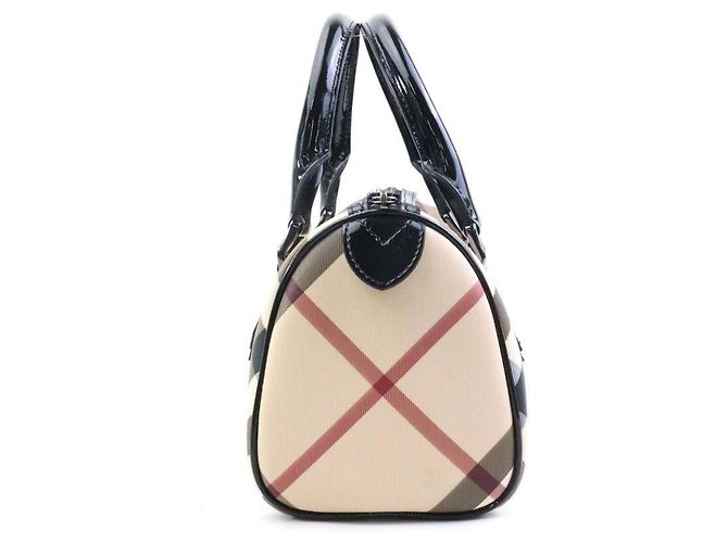 Borsa Burberry in beige e nero - vista 2