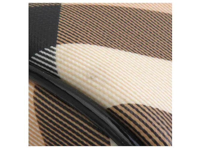 Borsa Burberry in beige e nero - vista 9