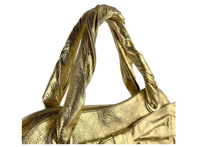 Autre Marque Borsa a mano in pelle D&G in nero e oro D'oro - vista 9