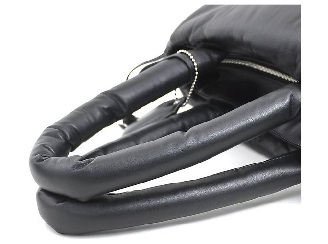 Bolsa de ombro em couro Coach Preto - vista 8
