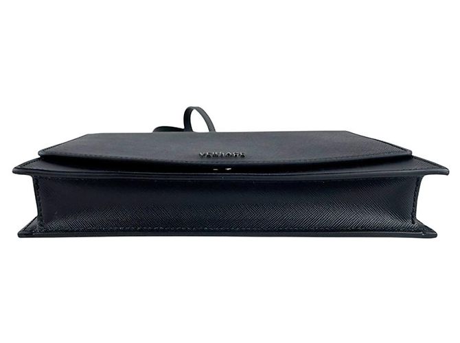 Borsa a tracolla in pelle Versace in nero - vista 4