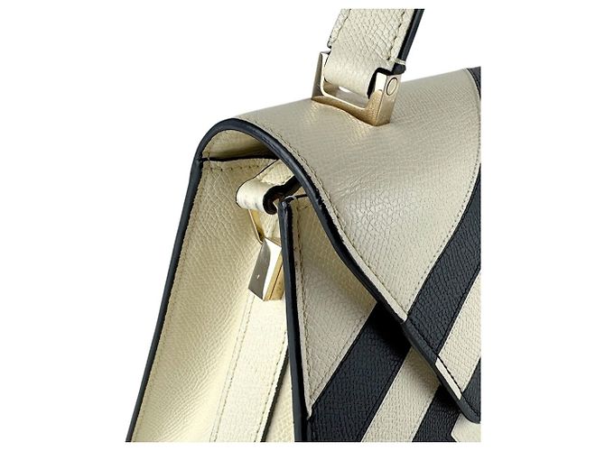 Borsa a mano in pelle Valextra Iside Nero Crudo - vista 6