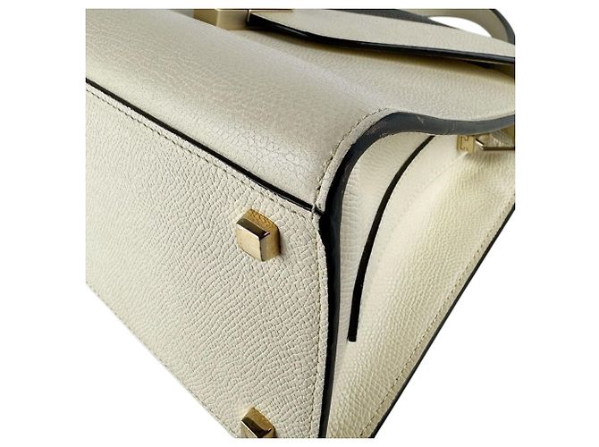 Borsa a mano in pelle Valextra Iside Nero Crudo - vista 9