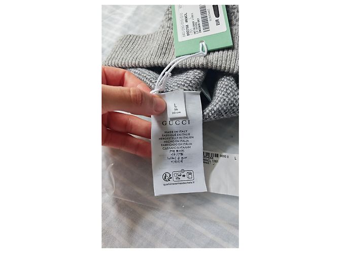 Gucci Cappellino GG Monogram Grigio - vista 5