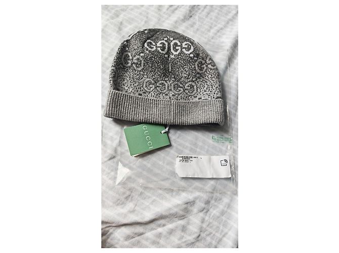 Gucci Cappellino GG Monogram Grigio - vista 6