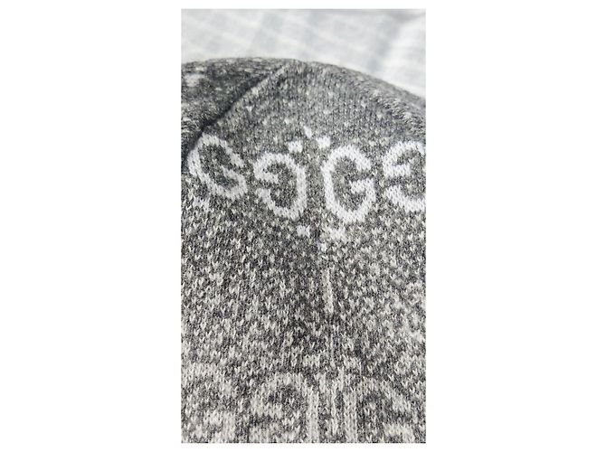 Gucci Cappellino GG Monogram Grigio - vista 8