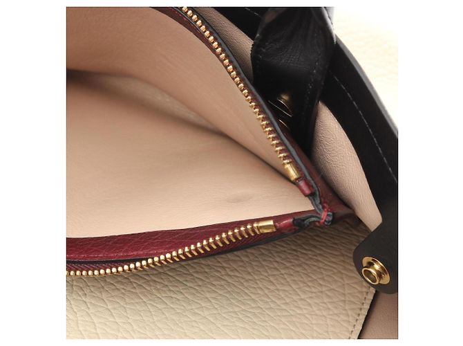 Bolso Tote Chloé Charlotte Negro Crudo - vista 10