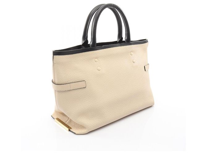 Bolso Tote Chloé Charlotte Negro Crudo - vista 2