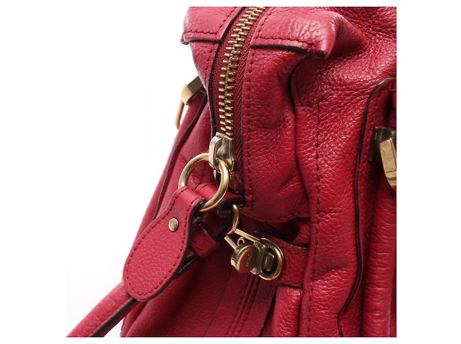 Chloé Chloe Paraty Large Borsa a mano 2-Way Rosa - vista 11