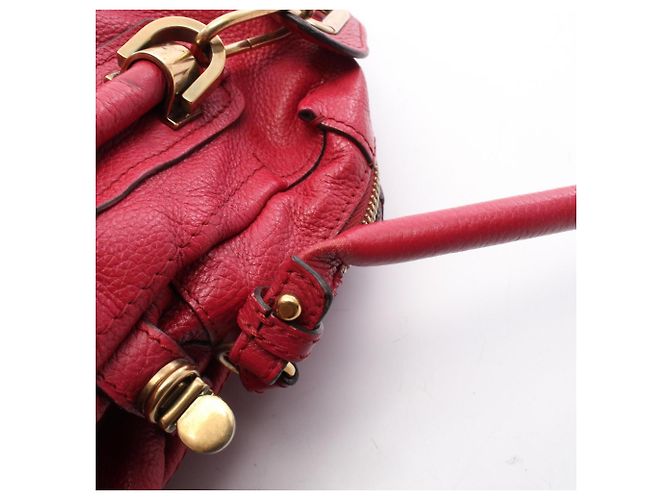Chloé Chloe Paraty Large Borsa a mano 2-Way Rosa - vista 12