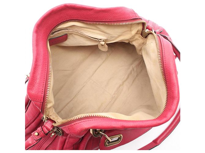 Chloé Chloe Paraty Large Borsa a mano 2-Way Rosa - vista 3