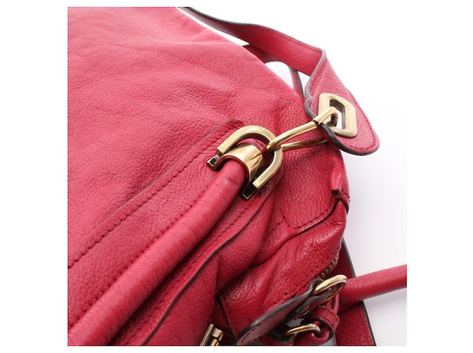 Chloé Chloe Paraty Large Borsa a mano 2-Way Rosa - vista 6