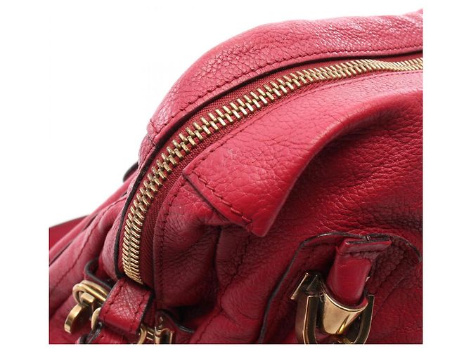 Chloé Chloe Paraty Large Borsa a mano 2-Way Rosa - vista 9