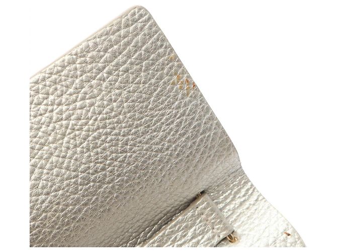 Borsa a tracolla Chloé Drew in pelle argento - vista 7