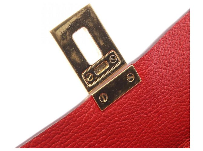 Chloé Drew Handtasche aus rotem Leder - Ansicht 8