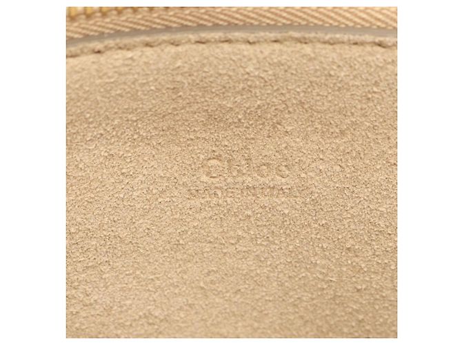 Bolso de hombro Chloé FAYE Medium Beige - vista 4