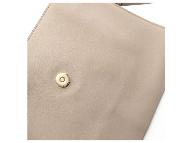 Bolso de hombro Chloé FAYE Medium Beige - vista 8