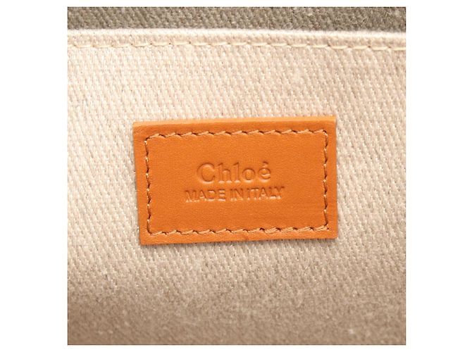 Saco Tote Chloé Woody Medium Marrom - vista 4