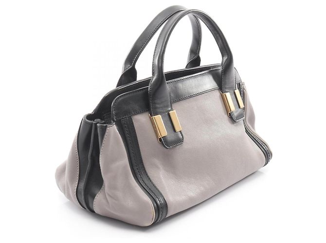 Borsa Chloé Alice in pelle marrone nera Nero - vista 2