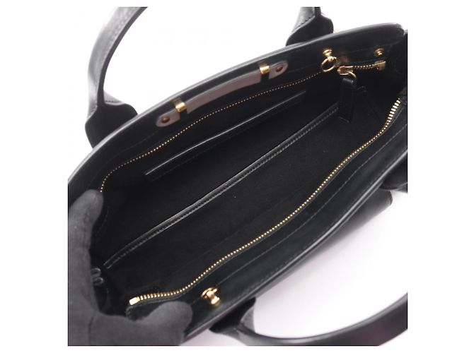 Borsa Chloé Alice in pelle marrone nera Nero - vista 3