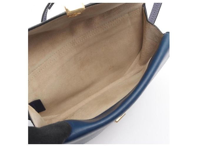 Borsa a tracolla Chloé Georgia Blu Blu navy - vista 3