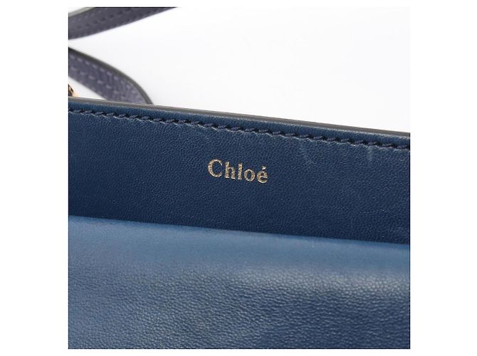 Borsa a tracolla Chloé Georgia Blu Blu navy - vista 4