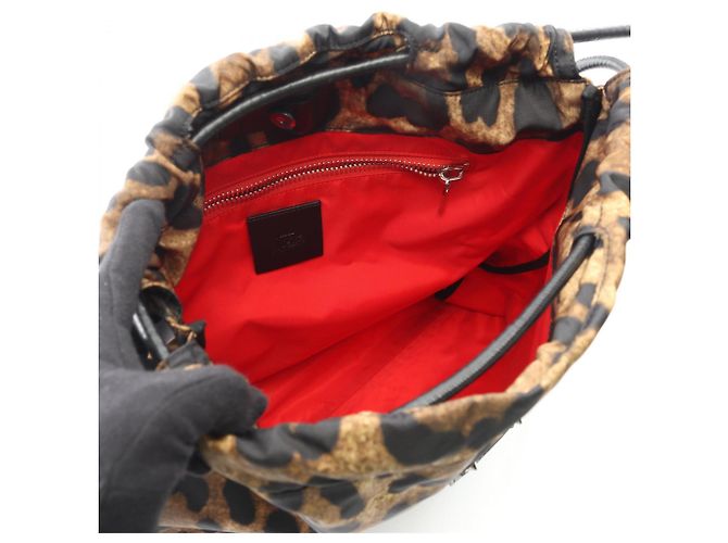 Zaino/Borsa Christian Louboutin Marrone Nero - vista 3