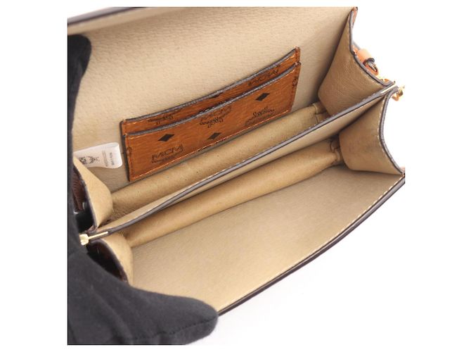 Borsa a tracolla MCM Rabbit Visetos Marrone Multicolore - vista 3