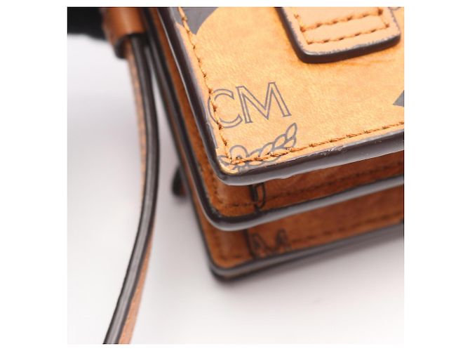 Borsa a tracolla MCM Rabbit Visetos Marrone Multicolore - vista 8