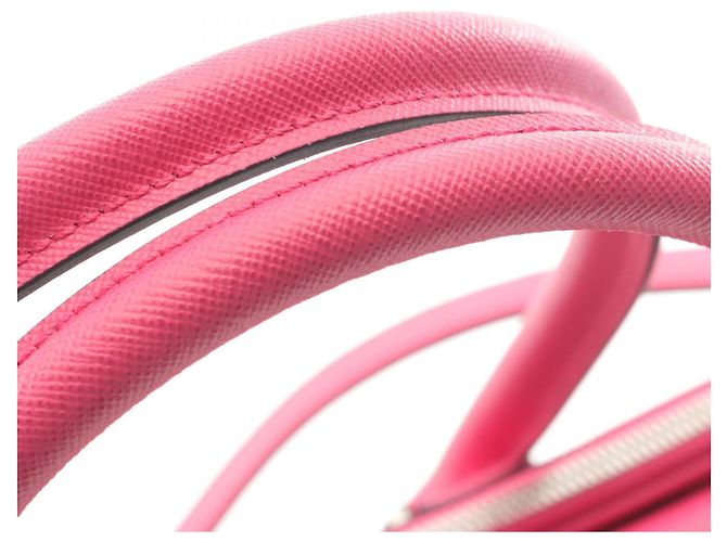 Borsa Tote MCM in pelle rosa - vista 6