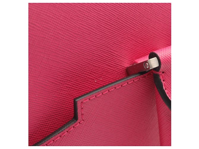 Borsa Tote MCM in pelle rosa - vista 7