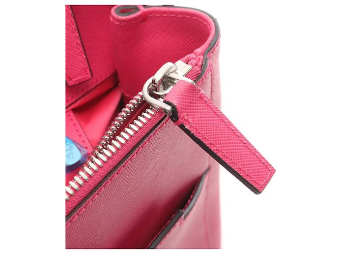 Borsa Tote MCM in pelle rosa - vista 9