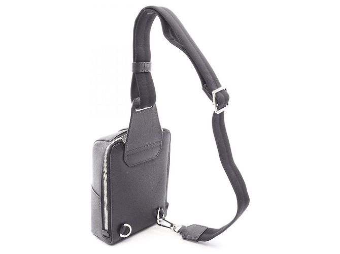 Sac ceinture Valextra V-Line Noir - vue 2