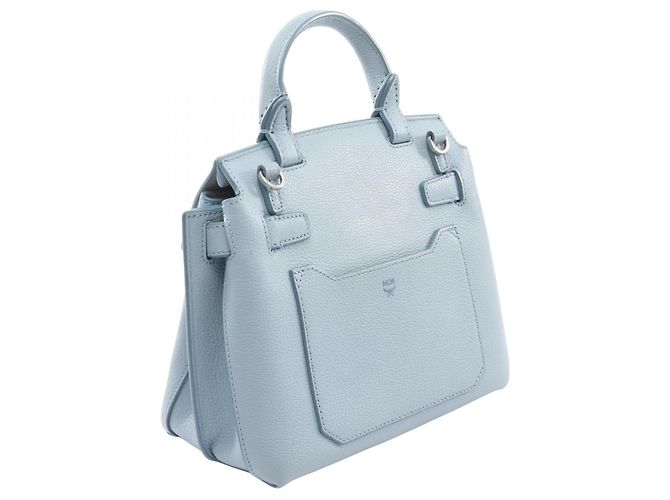 MCM Lederhandtasche für Damen Blau - Ansicht 2