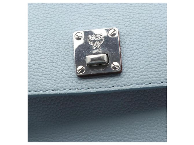 MCM Lederhandtasche für Damen Blau - Ansicht 7