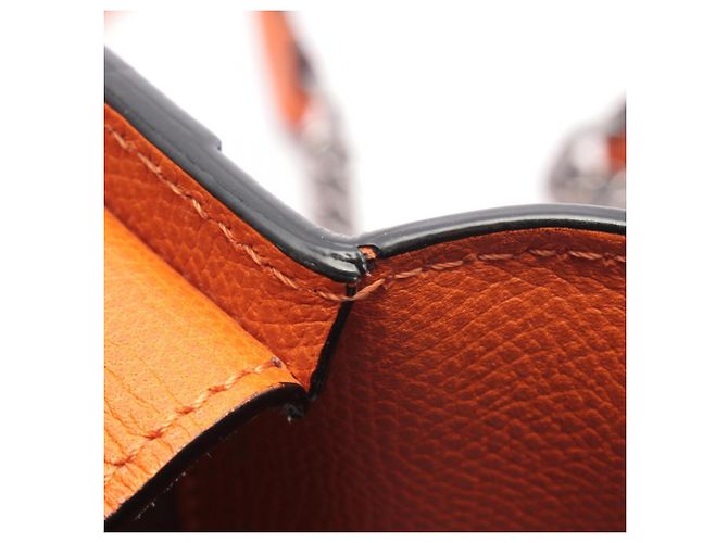 Valextra Spritzer Small Schultertasche Orange - Ansicht 6