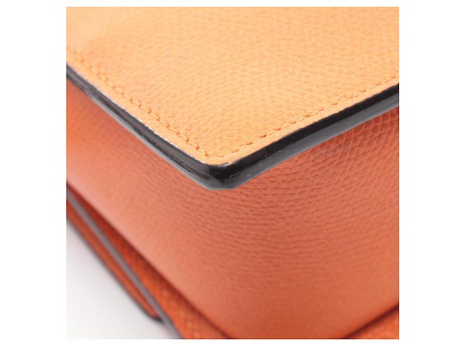 Valextra Spritzer Small Schultertasche Orange - Ansicht 7
