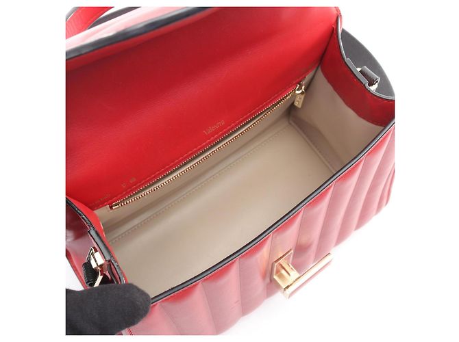 Sac à main Valextra Iside Medium Rouge - vue 3