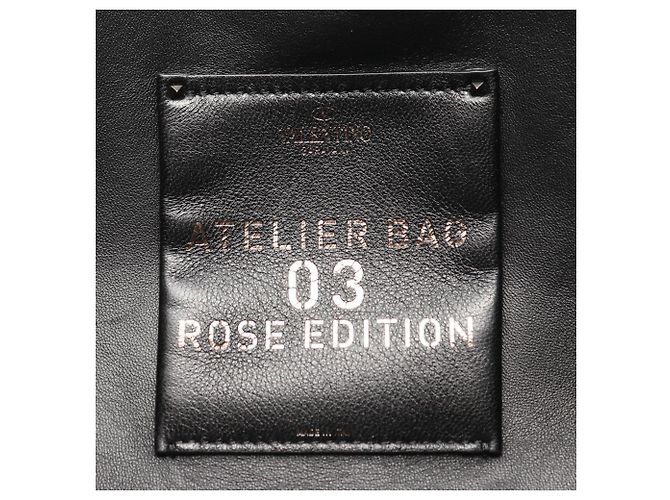 Borsa Valentino Ro Atelier 03 Rose Edition Nero - vista 4
