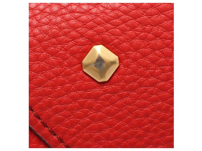 Borsa a mano in pelle MCM in rosso - vista 5