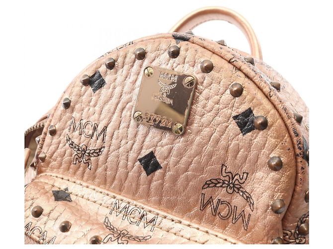 MCM Bebebo Mini Rucksack Golden - Ansicht 9
